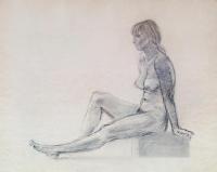 Female nude study