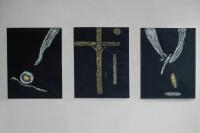 Three sacral paintings: "The Lady Day""The Crucifixion Day""The Ascension Day"