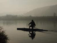 Branik:"A Lonely Rower"(in the impresionistic mood)